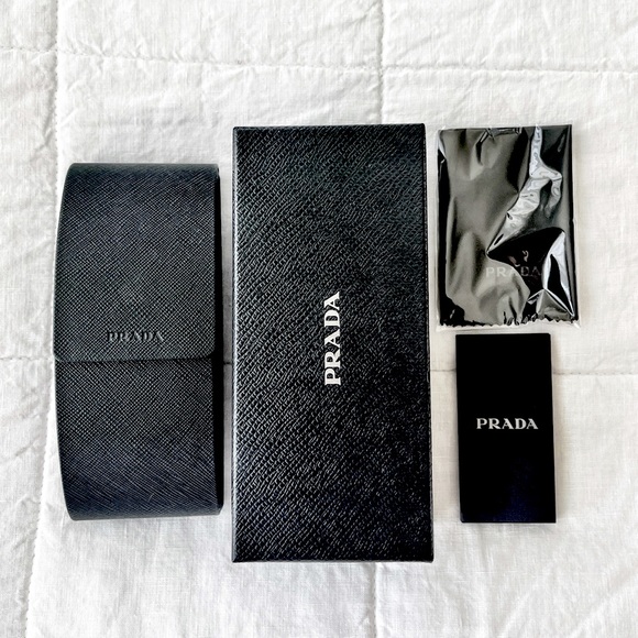 Prada Accessories Prada Sunglass Case With Original Box Cleaning